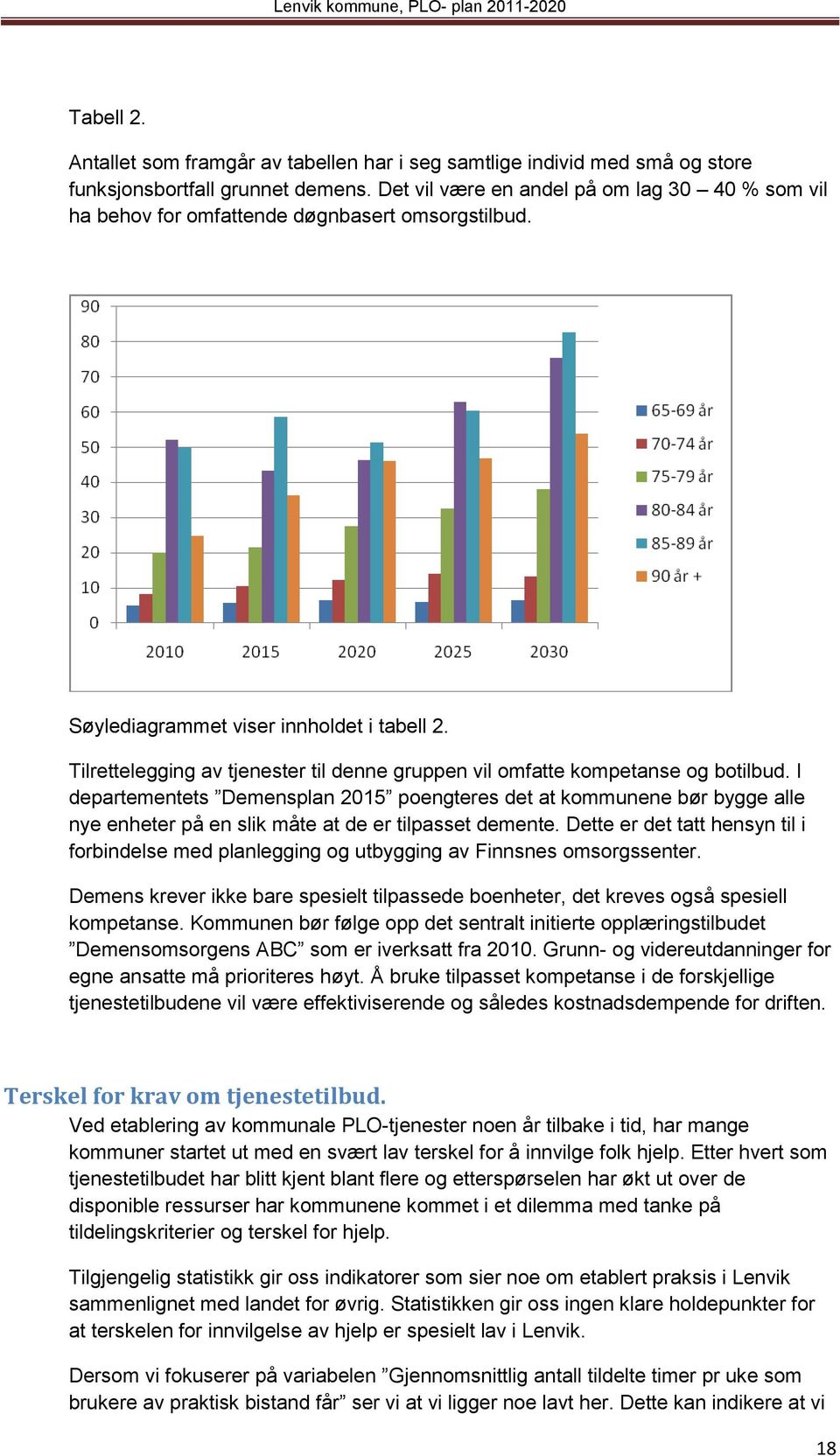 Tilrettelegging av tjenester til denne gruppen vil omfatte kompetanse og botilbud.