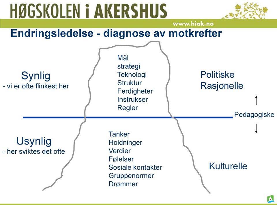 Politiske Rasjonelle Pedagogiske Usynlig - her sviktes det ofte Tanker