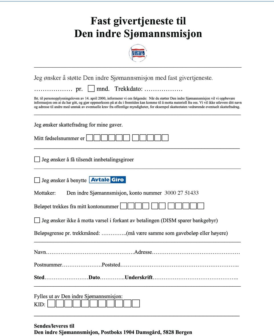 Sjømannsmisjon med