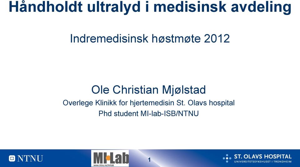 Mjølstad Overlege Klinikk for hjertemedisin