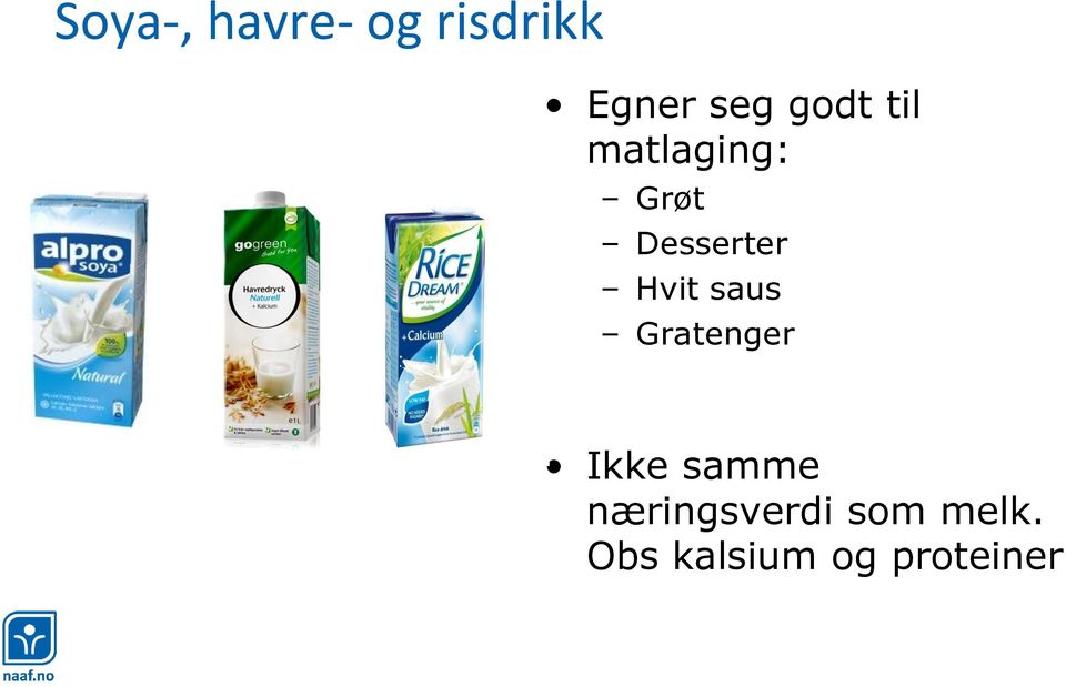 Hvit saus Gratenger Ikke samme