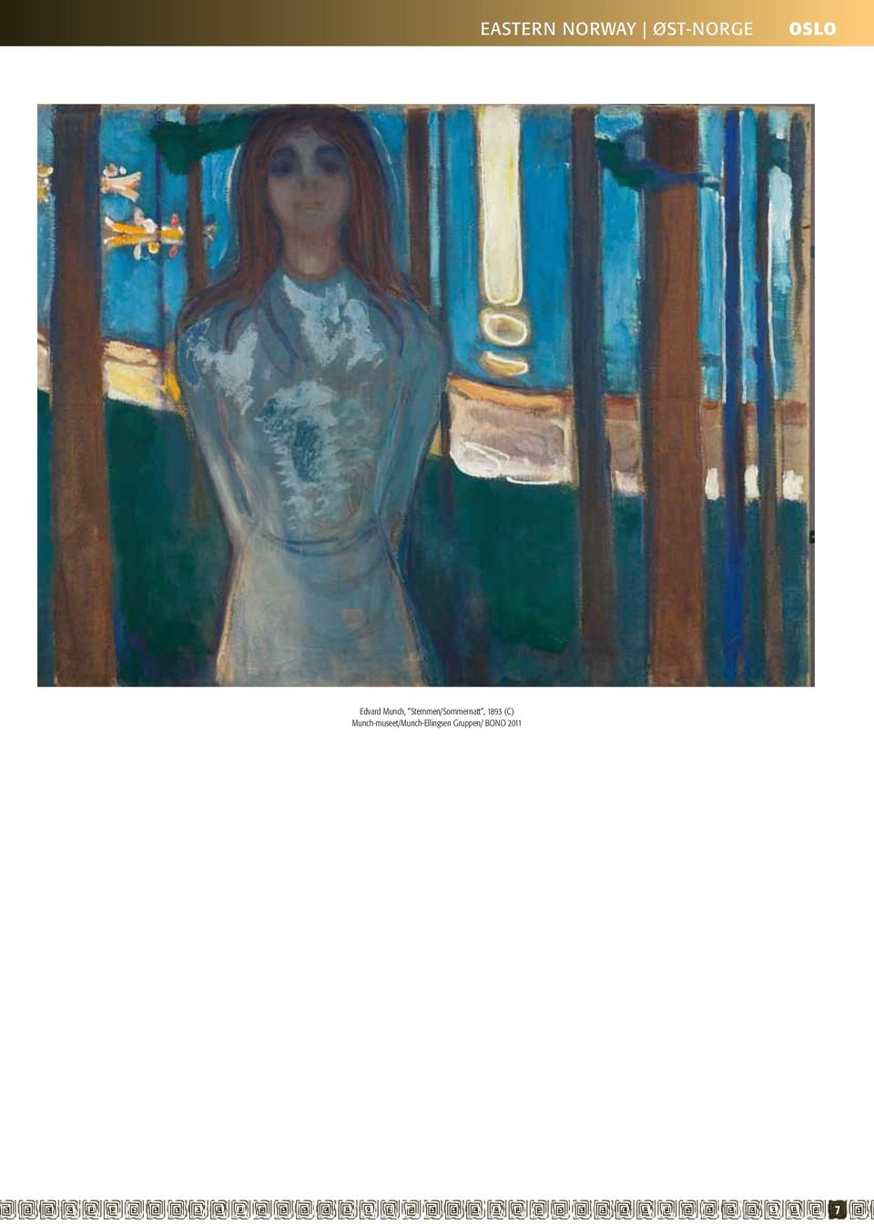 Edvard Munch, Stemmen/Sommernatt, 1893