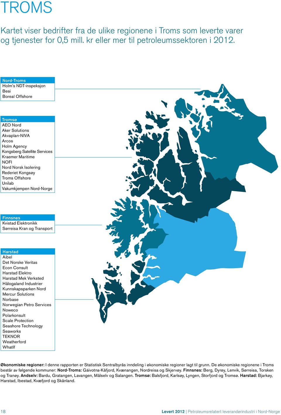 Kongsøy Troms Offshore Unilab Vakumkjempen Nord-Norge Finnsnes Kvistad Elektronikk Sørreisa Kran og Transport Harstad Aibel Det Norske Veritas Econ Consult Harstad Elektro Harstad Mek Verksted