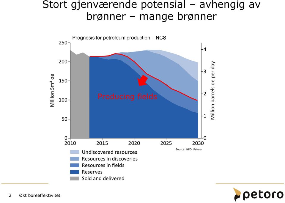 Prognosis for petroleum production