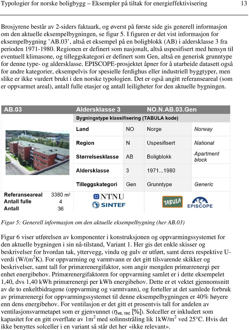 Regionen er definert som nasjonalt, altså uspesifisert med hensyn til eventuell klimasone, og tilleggskategori er definert som Gen, altså en generisk grunntype for denne type og aldersklasse.