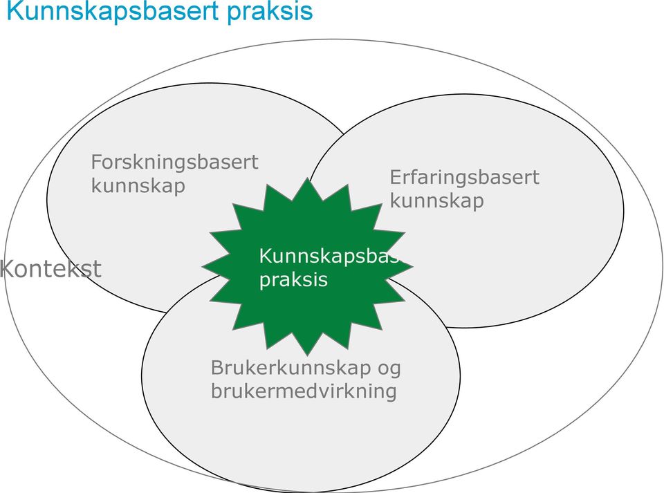 Erfaringsbasert kunnskap Kontekst 