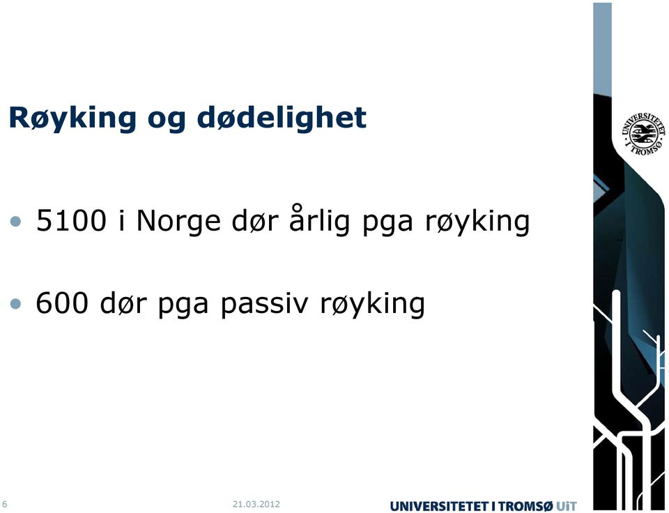 pga røyking 600 dør pga