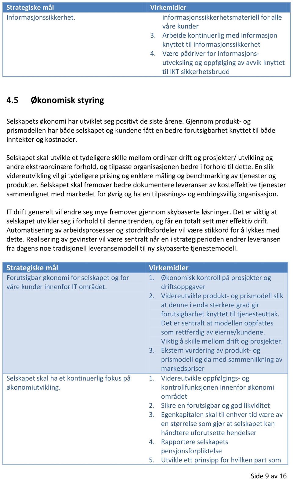 Gjennom produkt- og prismodellen har både selskapet og kundene fått en bedre forutsigbarhet knyttet til både inntekter og kostnader.