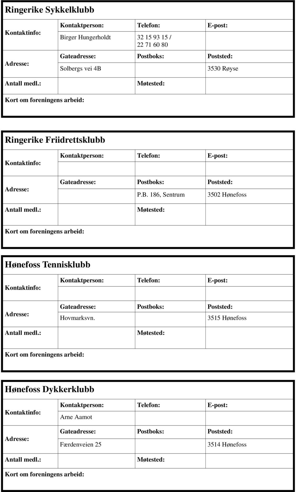 Ringerike Friidrettsklubb P.B.