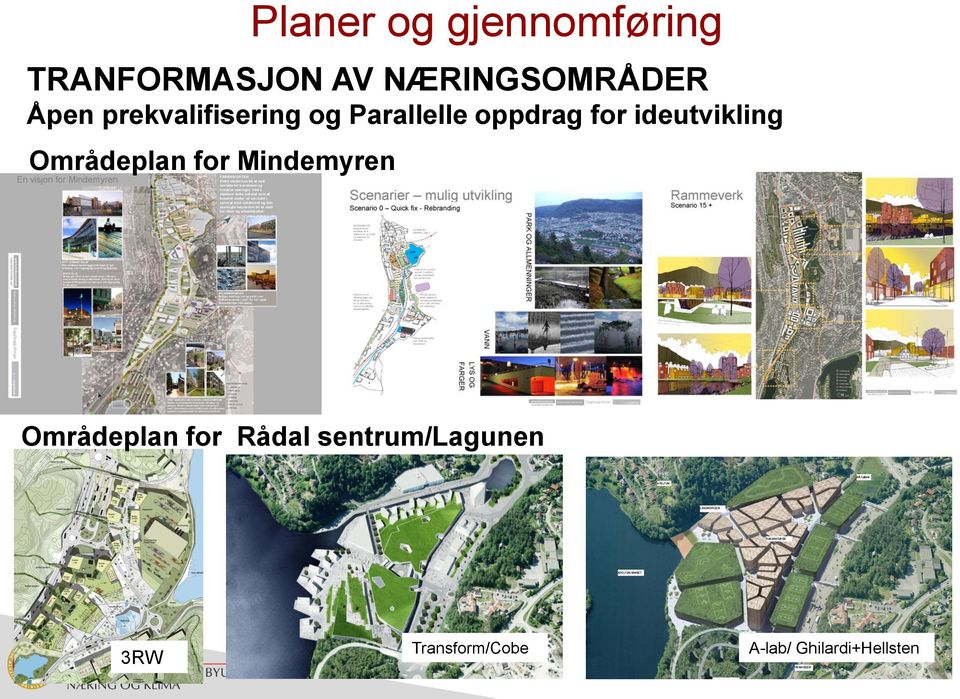 Mindemyren Planer og gjennomføring Områdeplan for Rådal