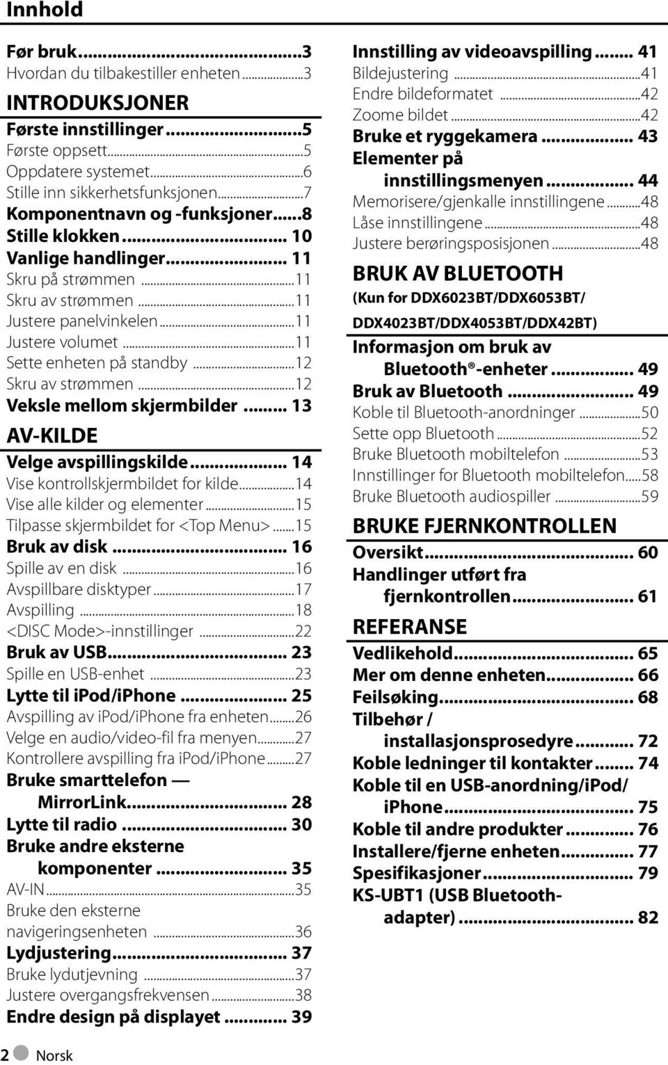 ..12 Skru av strømmen...12 Veksle mellom skjermbilder... 13 AV-KILDE Velge avspillingskilde... 14 Vise kontrollskjermbildet for kilde...14 Vise alle kilder og elementer.