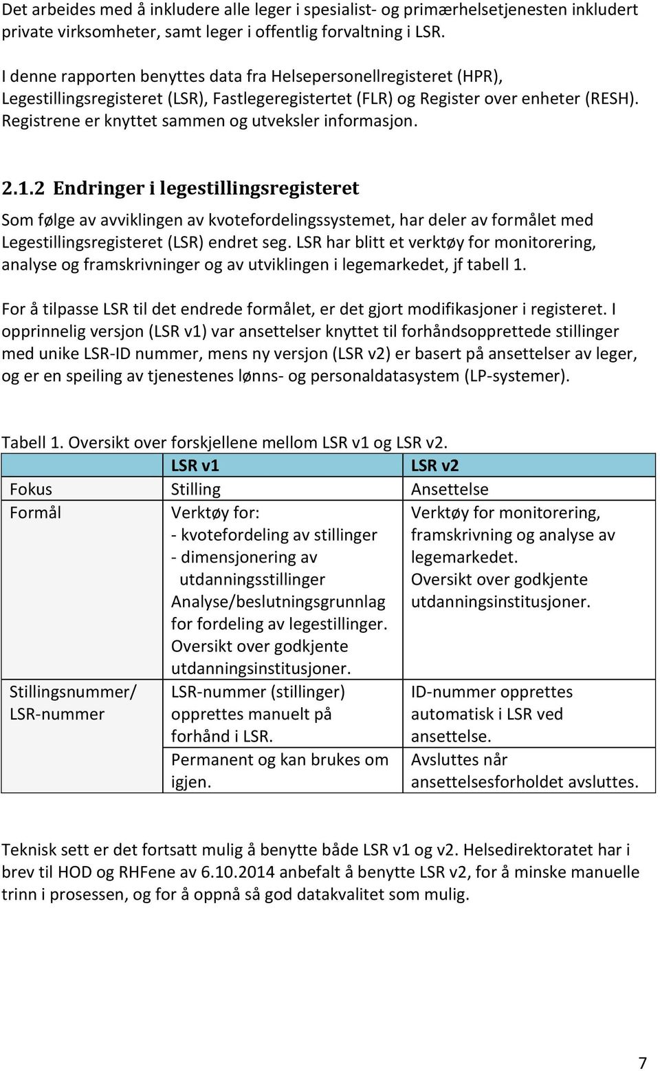 Registrene er knyttet sammen og utveksler informasjon. 2.1.