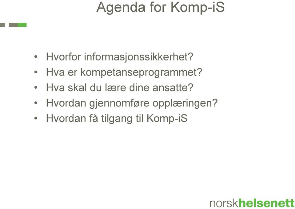 Hva er kompetanseprogrammet?