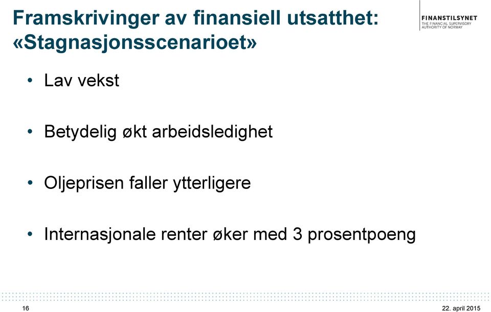 økt arbeidsledighet Oljeprisen faller