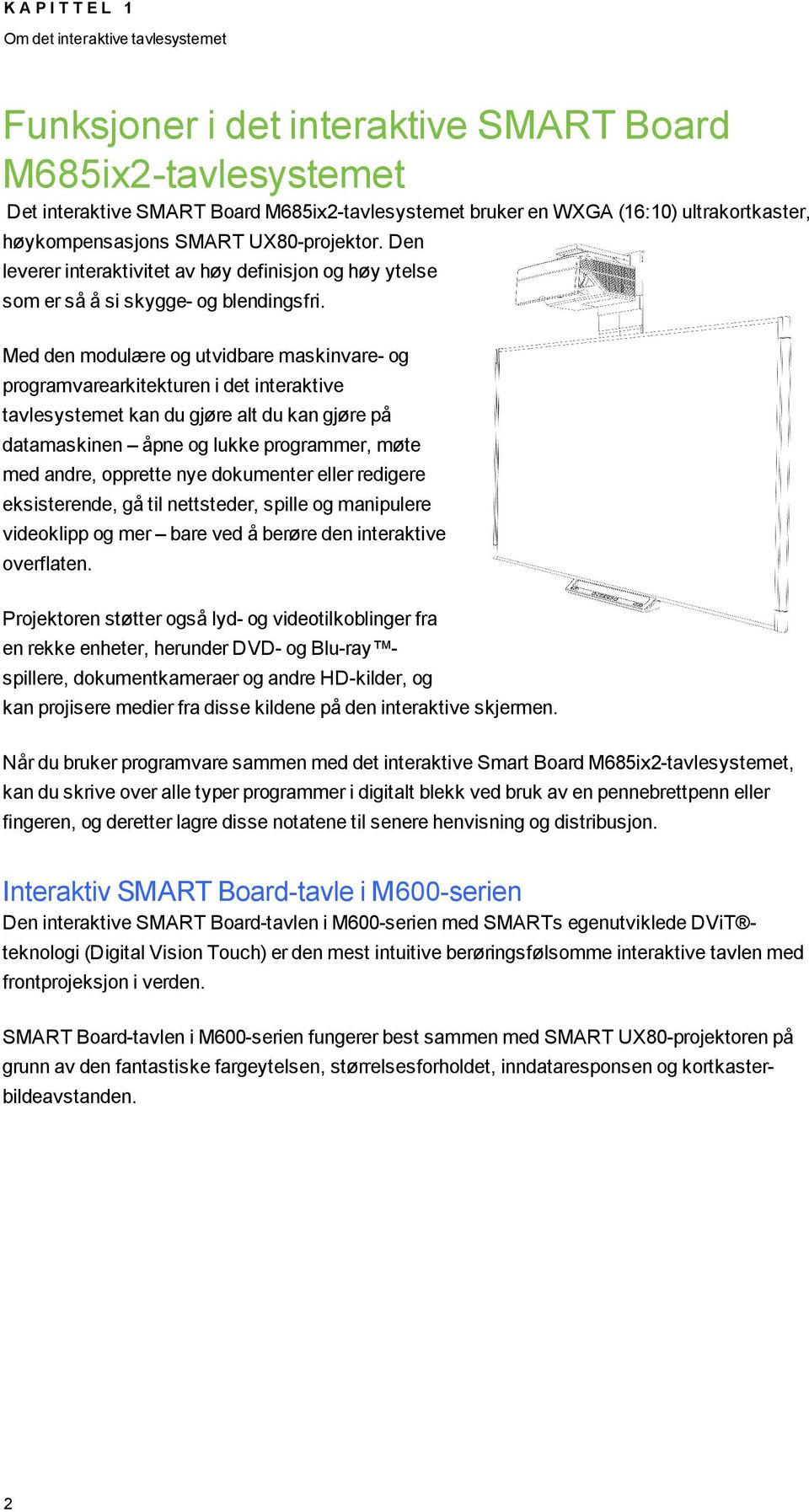 Med den modulære og utvidbare maskinvare- og programvarearkitekturen i det interaktive tavlesystemet kan du gjøre alt du kan gjøre på datamaskinen åpne og lukke programmer, møte med andre, opprette