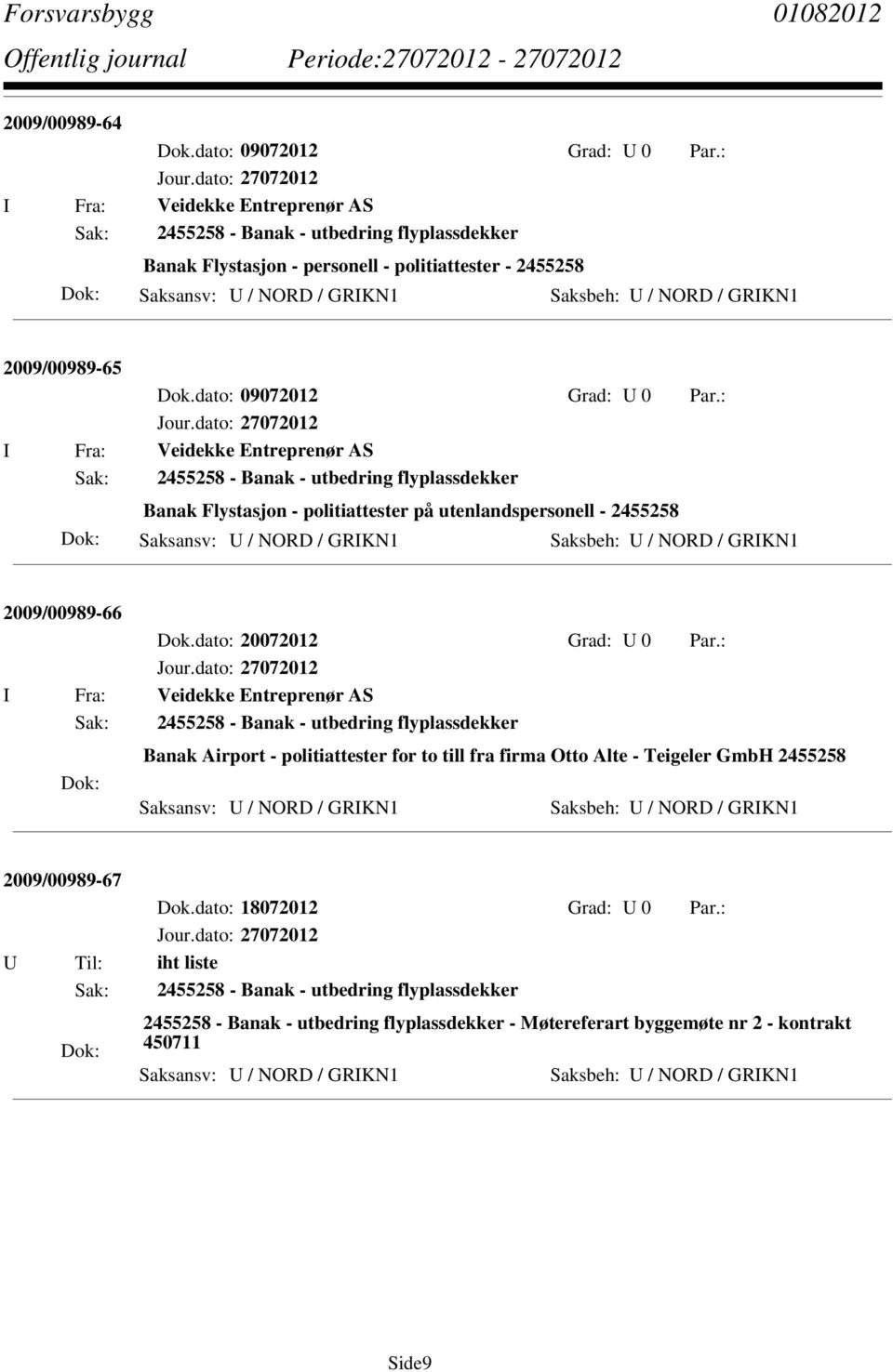 2009/00989-65 Dok.dato: 09072012 Grad: U 0 Par.