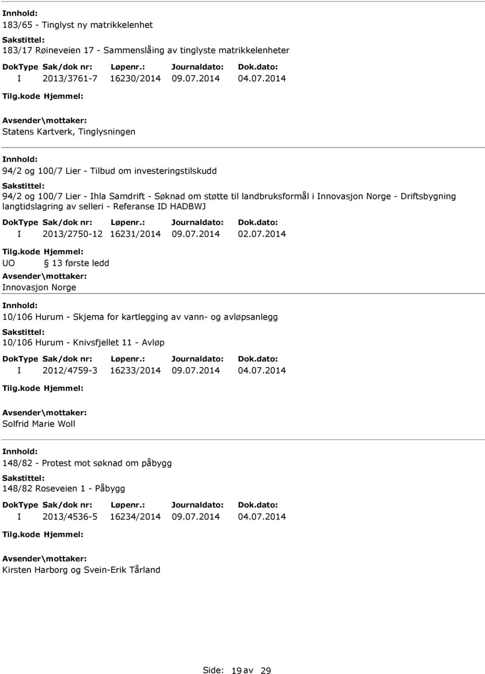 Driftsbygning langtidslagring av selleri - Referanse D HADBWJ 2013/2750-12 16231/2014 02.07.