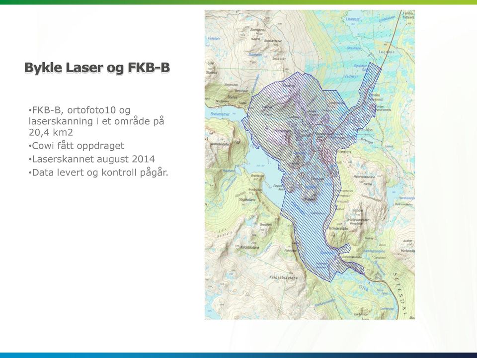 km2 Cowi fått oppdraget Laserskannet