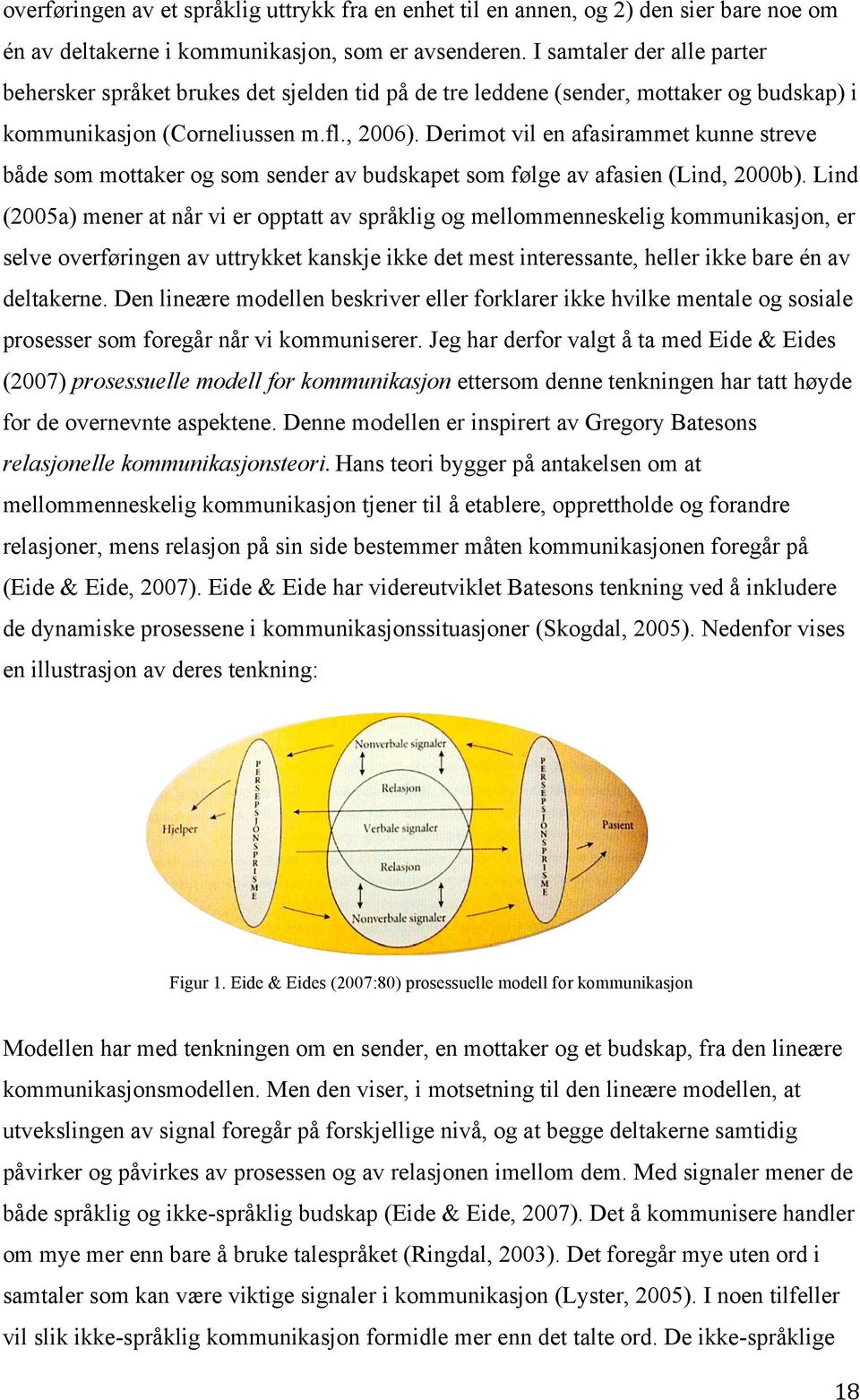 Derimot vil en afasirammet kunne streve både som mottaker og som sender av budskapet som følge av afasien (Lind, 2000b).