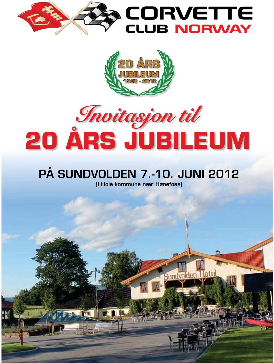 Invitasjon til 20 ÅRS JUBILEUM PÅ