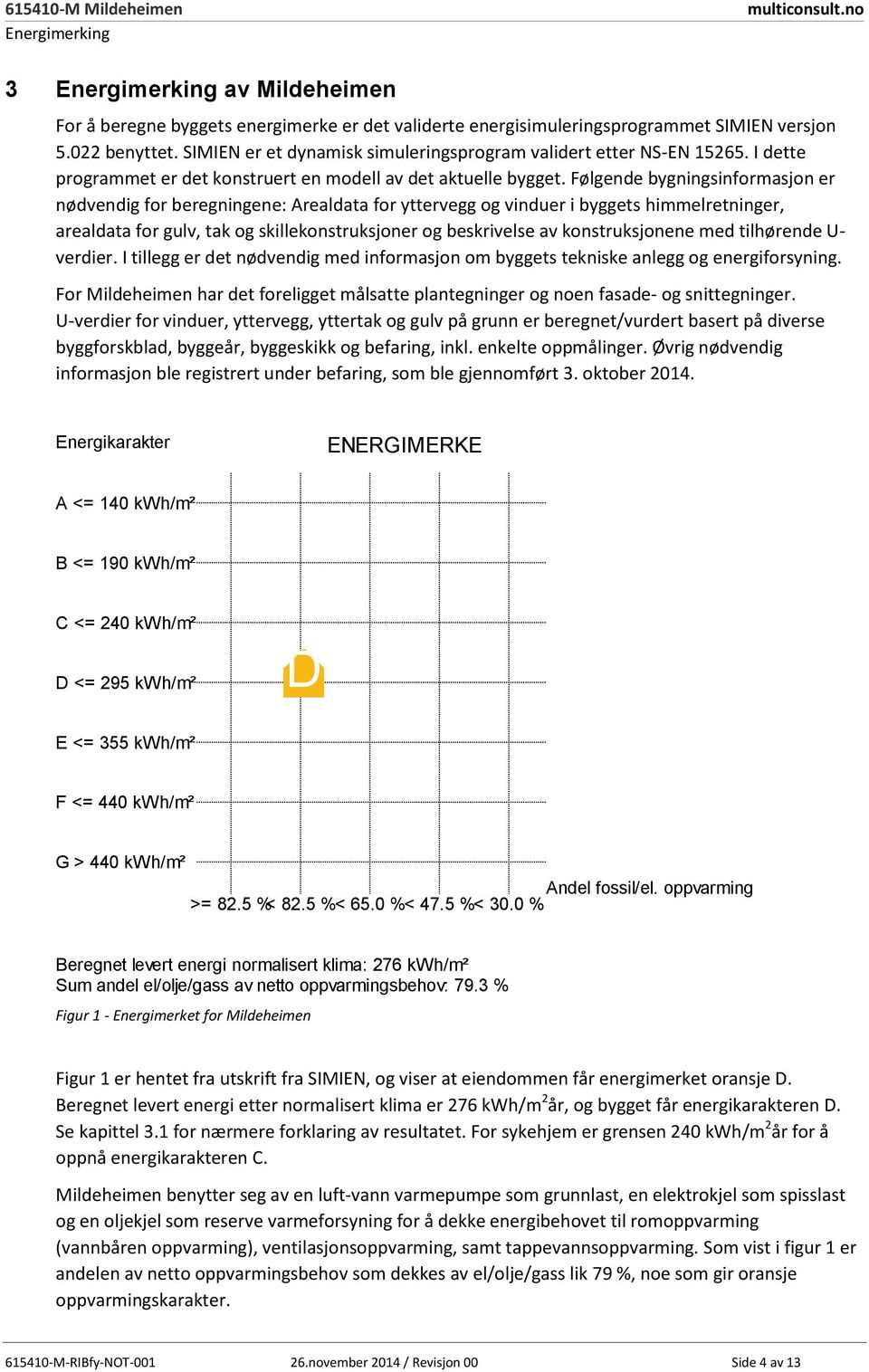 Følgende bygningsinformasjon er nødvendig for beregningene: Arealdata for yttervegg og vinduer i byggets himmelretninger, arealdata for gulv, tak og skillekonstruksjoner og beskrivelse av