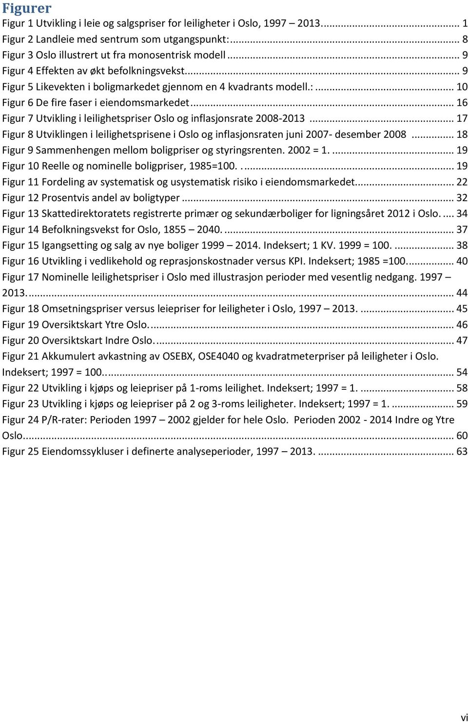 .. 16 Figur 7 Utvikling i leilighetspriser Oslo og inflasjonsrate 2008-2013... 17 Figur 8 Utviklingen i leilighetsprisene i Oslo og inflasjonsraten juni 2007- desember 2008.