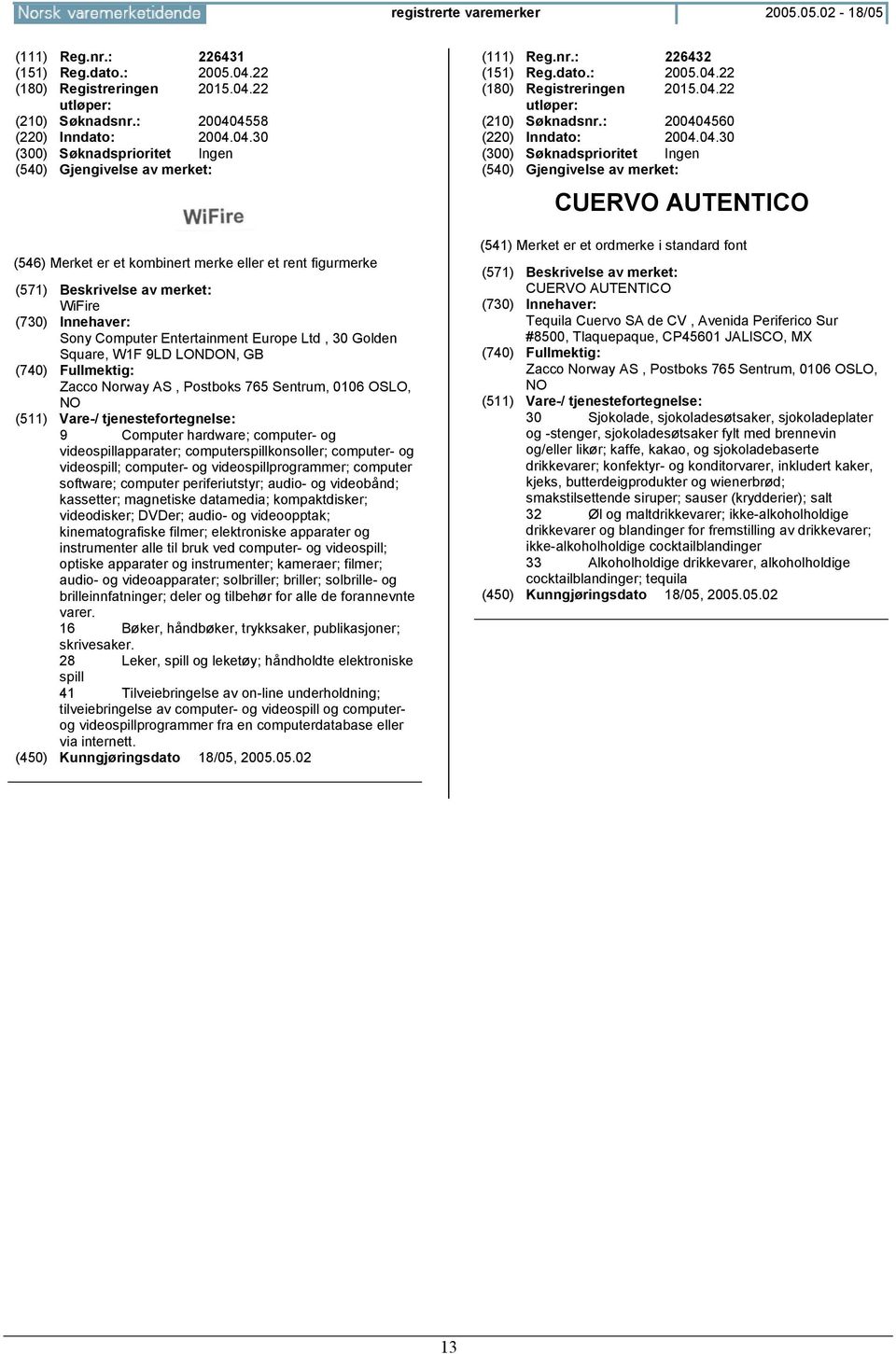 22 (210) Søknadsnr.: 20040