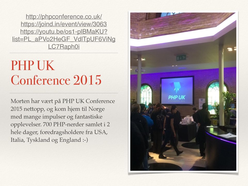 Conference 2015 nettopp, og kom hjem til Norge med mange impulser og fantastiske opplevelser.