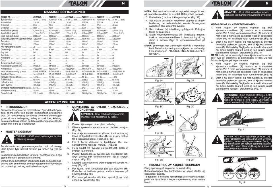 ..........................33cm.............37cm..............42,5cm............. 33cm............37cm.............42,5cm Sverdlengde...........................35cm.............40cm..............45cm.