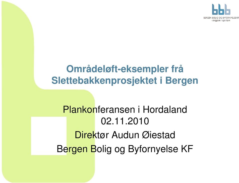 Plankonferansen i Hordaland 02.11.