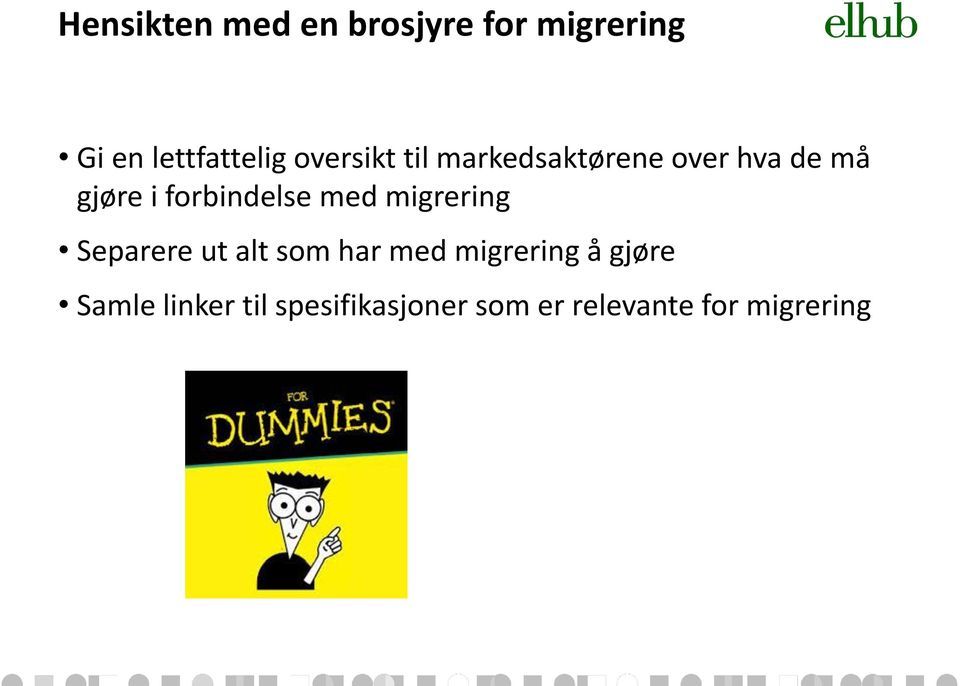 forbindelse med migrering Separere ut alt som har med