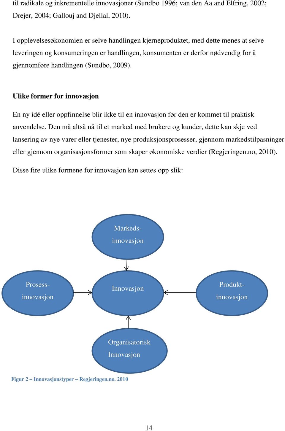 2009). Ulike former for innovasjon En ny idé eller oppfinnelse blir ikke til en innovasjon før den er kommet til praktisk anvendelse.