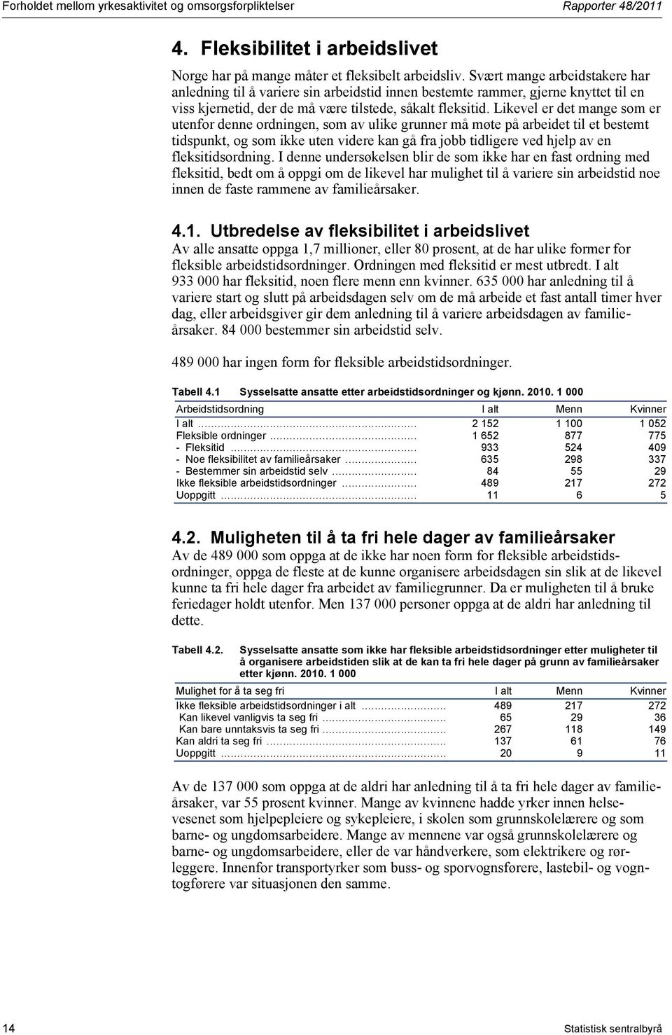 Likevel er det mange som er utenfor denne ordningen, som av ulike grunner må møte på arbeidet til et bestemt tidspunkt, og som ikke uten videre kan gå fra jobb tidligere ved hjelp av en