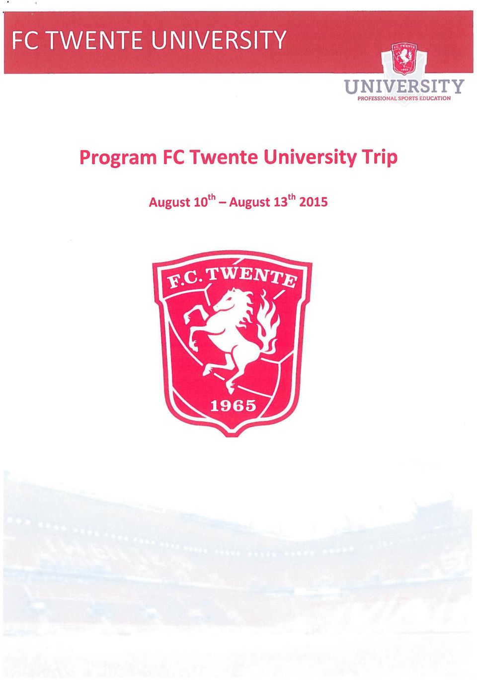 EDIJCATION Program FC Twente