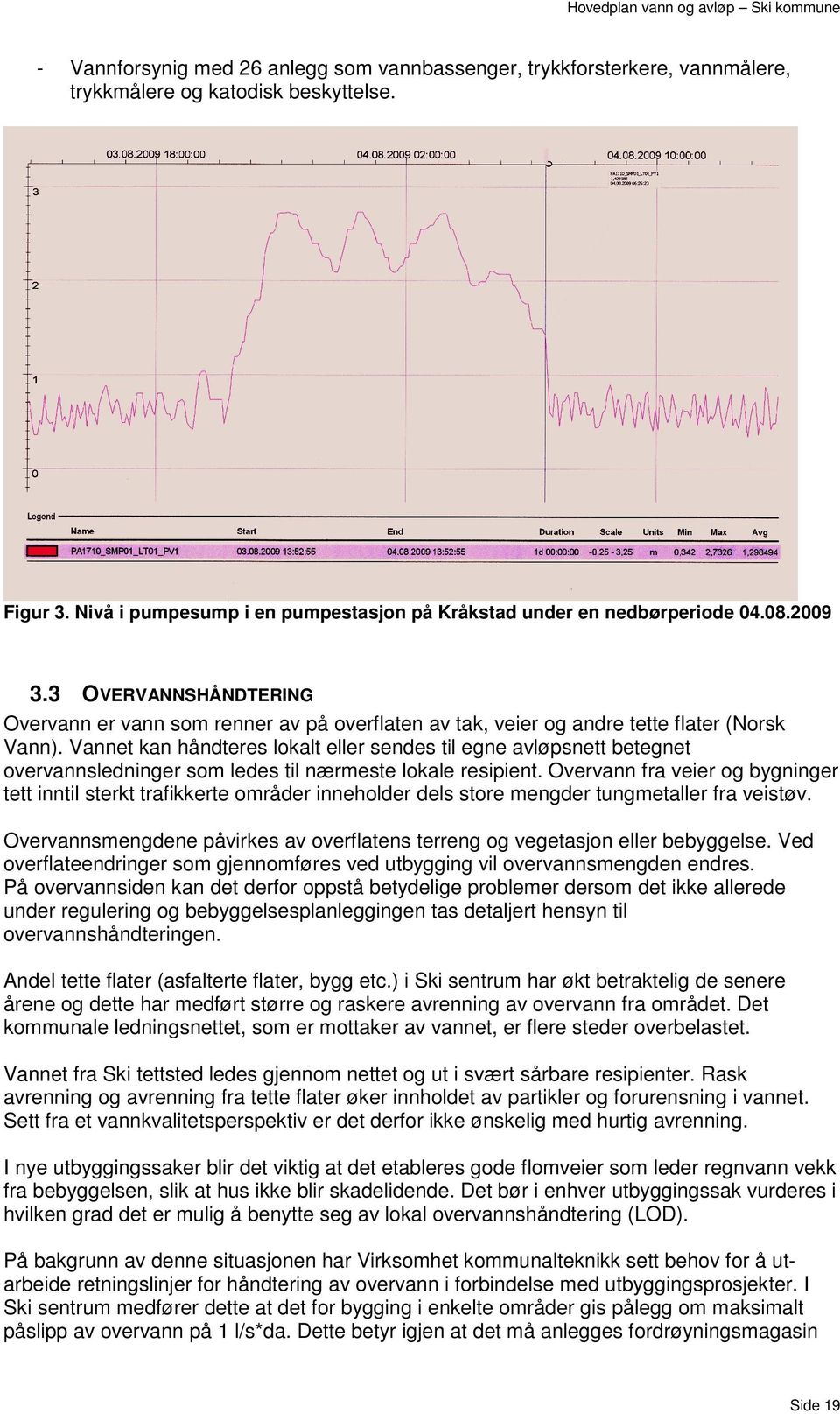 Vannet kan håndteres lokalt eller sendes til egne avløpsnett betegnet overvannsledninger som ledes til nærmeste lokale resipient.