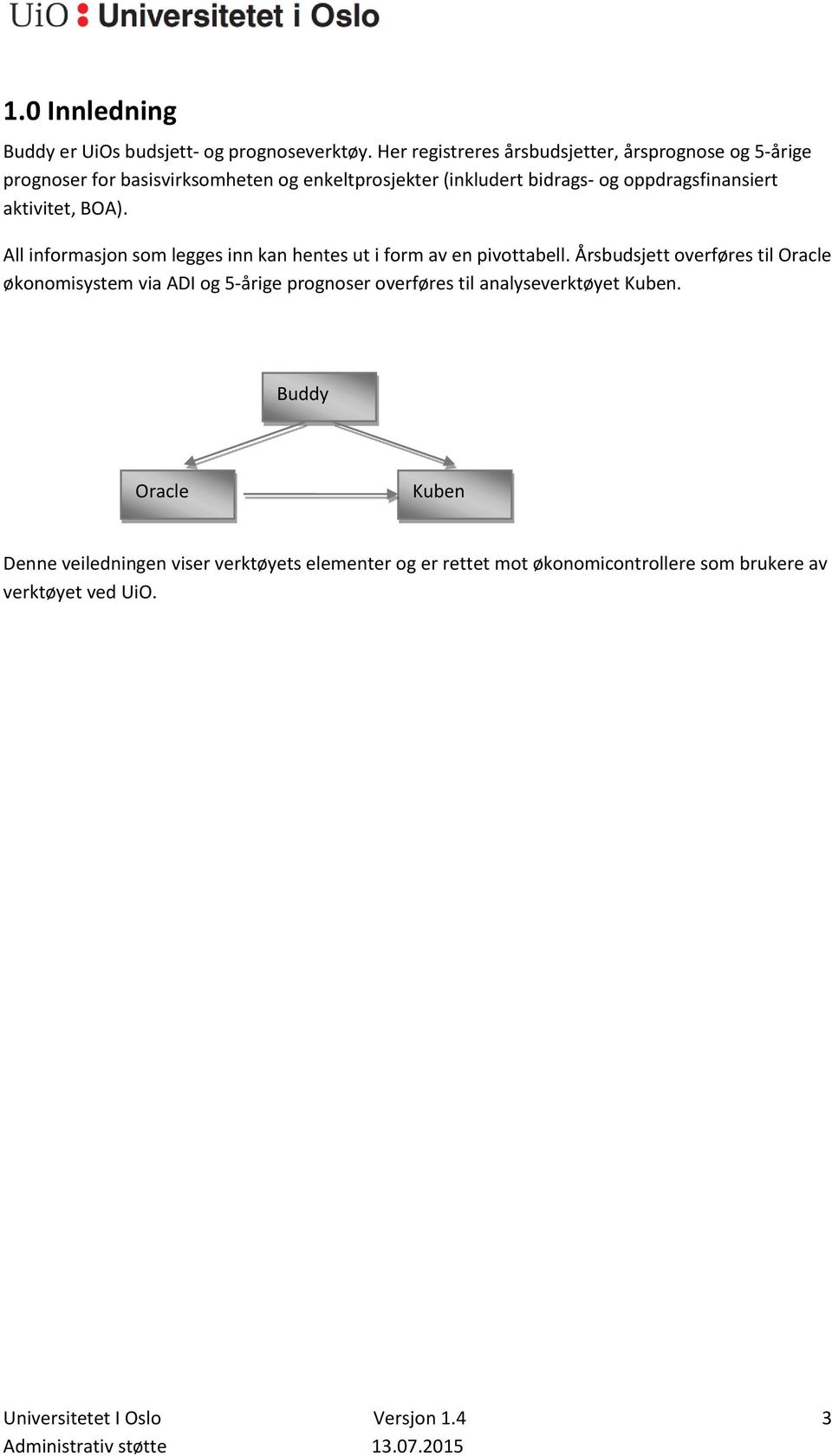 oppdragsfinansiert aktivitet, BOA). All informasjon som legges inn kan hentes ut i form av en pivottabell.