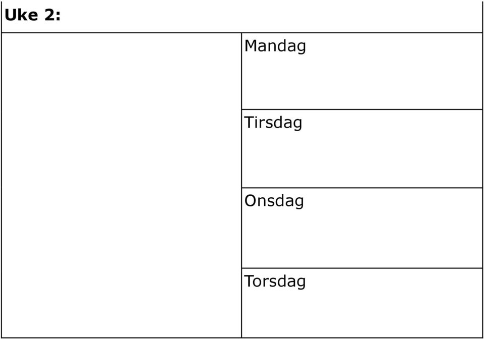 Tirsdag