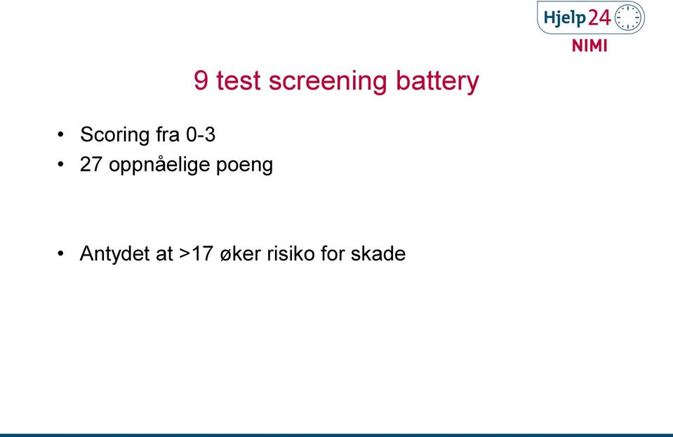 screening battery