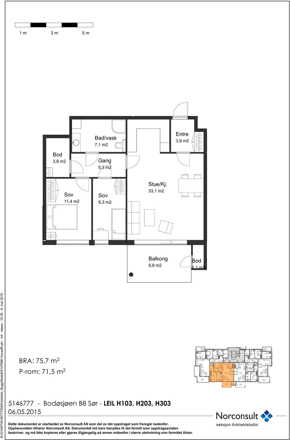 2 P-rom: 71,5 m 2 5146777 -