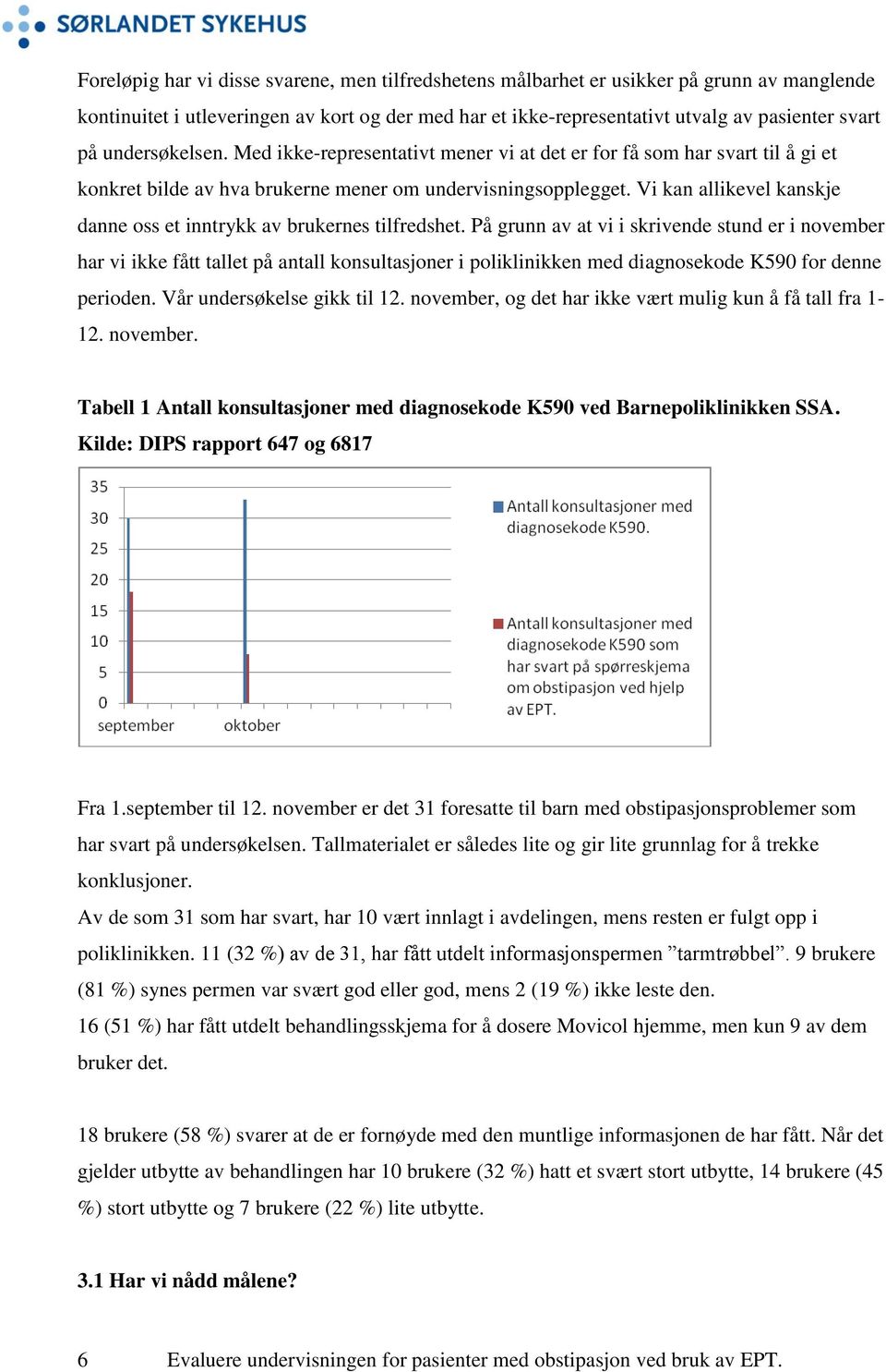 Vi kan allikevel kanskje danne oss et inntrykk av brukernes tilfredshet.