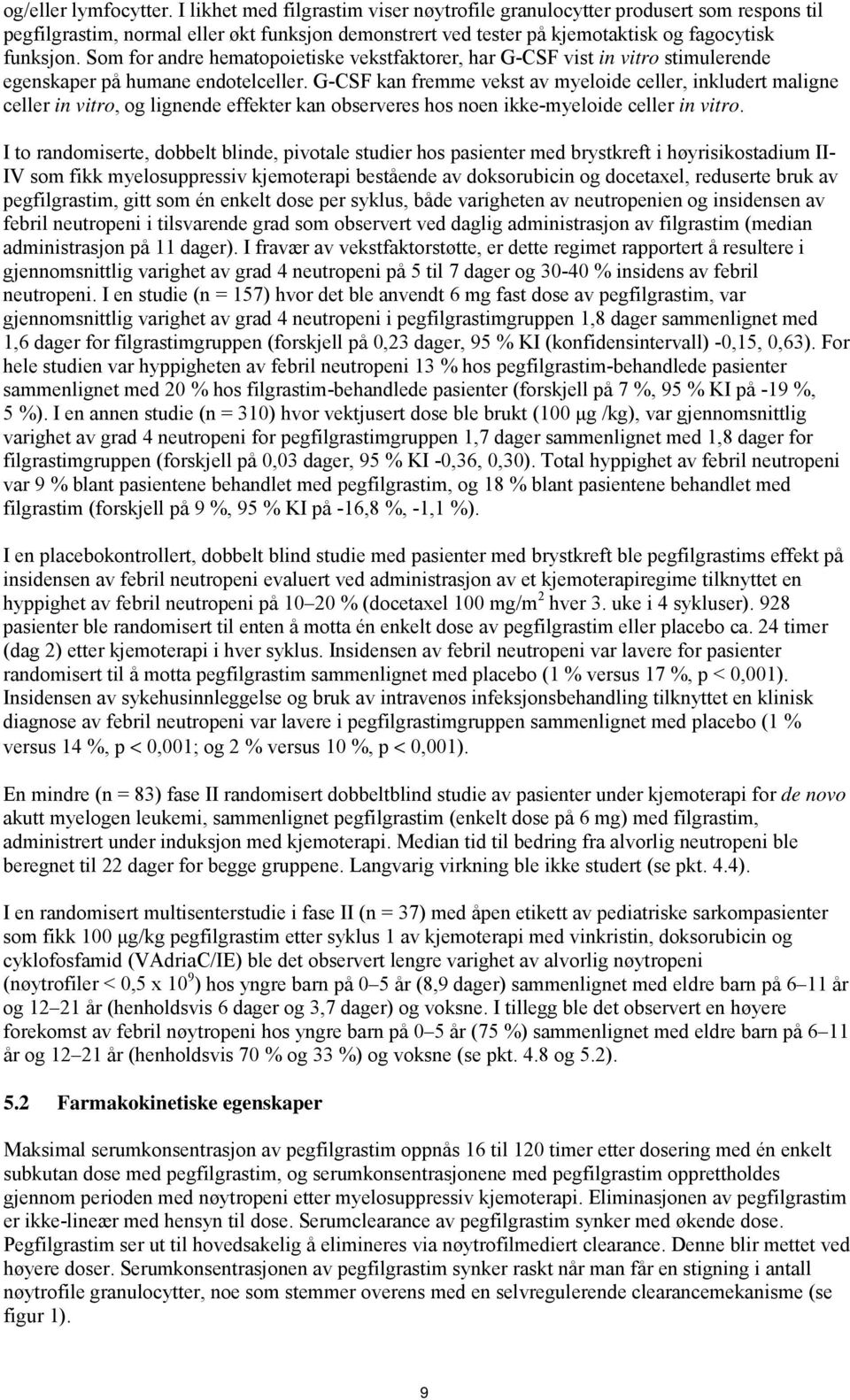 Som for andre hematopoietiske vekstfaktorer, har G-CSF vist in vitro stimulerende egenskaper på humane endotelceller.