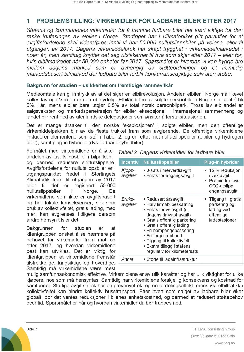 Dagens virkemiddelbruk har skapt trygghet i virkemiddelmarkedet i noen år, men samtidig knytter det seg utsikkerhet til hva som skjer etter 2017 eller før, hvis elbilmarkedet når 50.