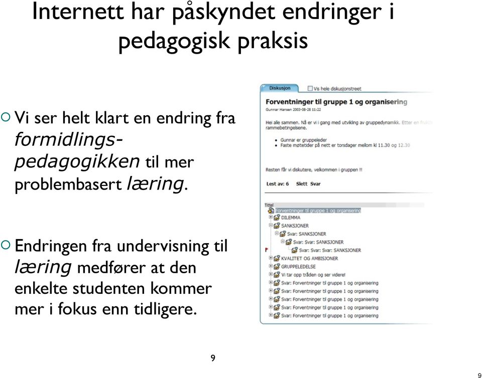 problembasert læring.