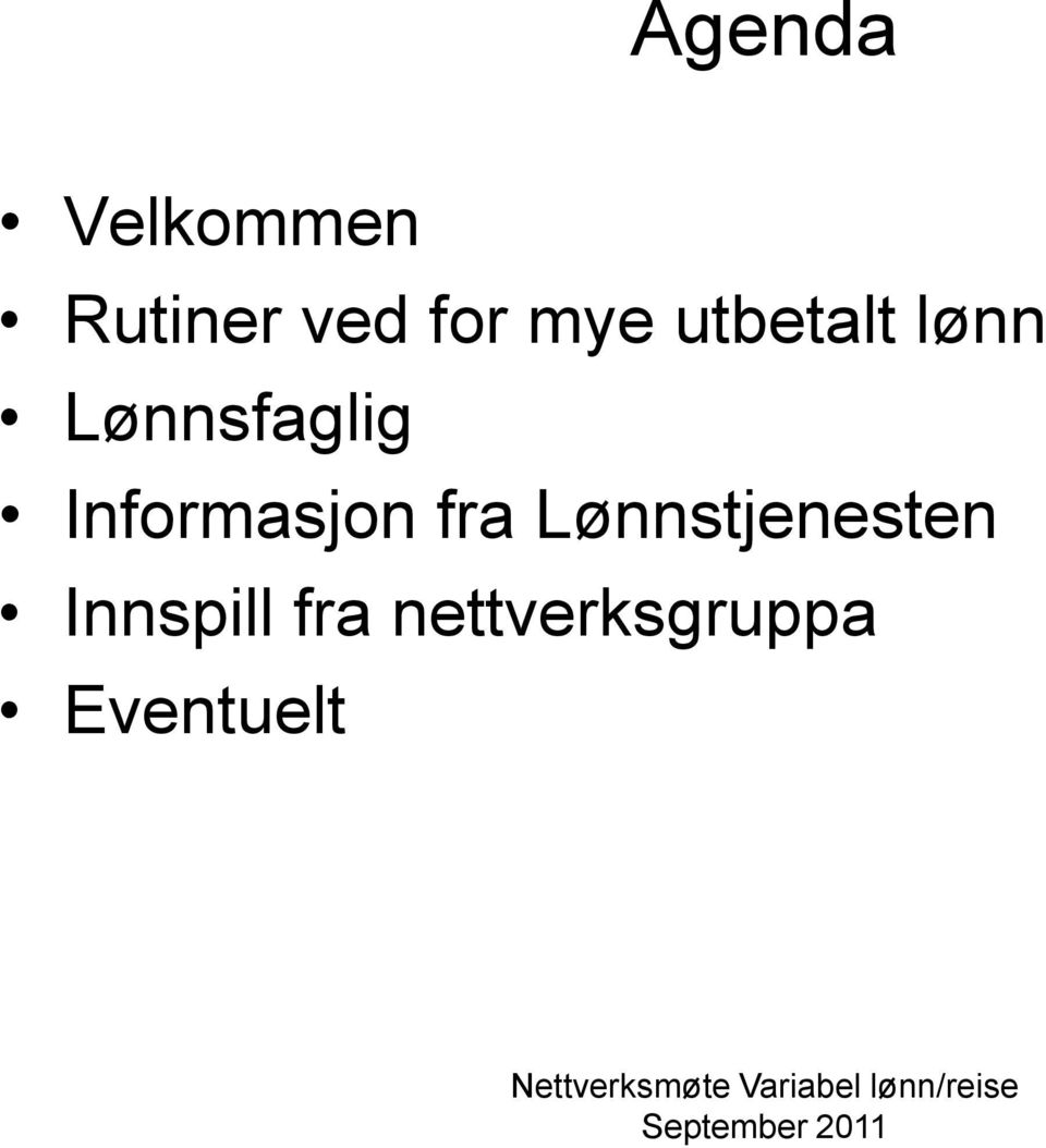 Informasjon fra Lønnstjenesten