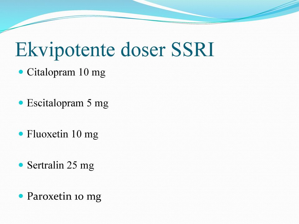 Escitalopram 5 mg