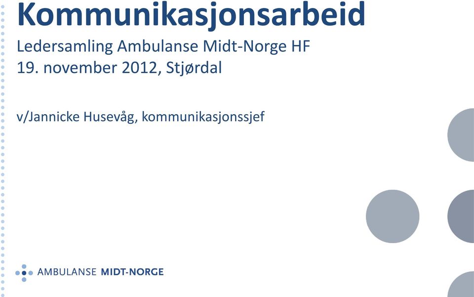 Midt-Norge HF 19.