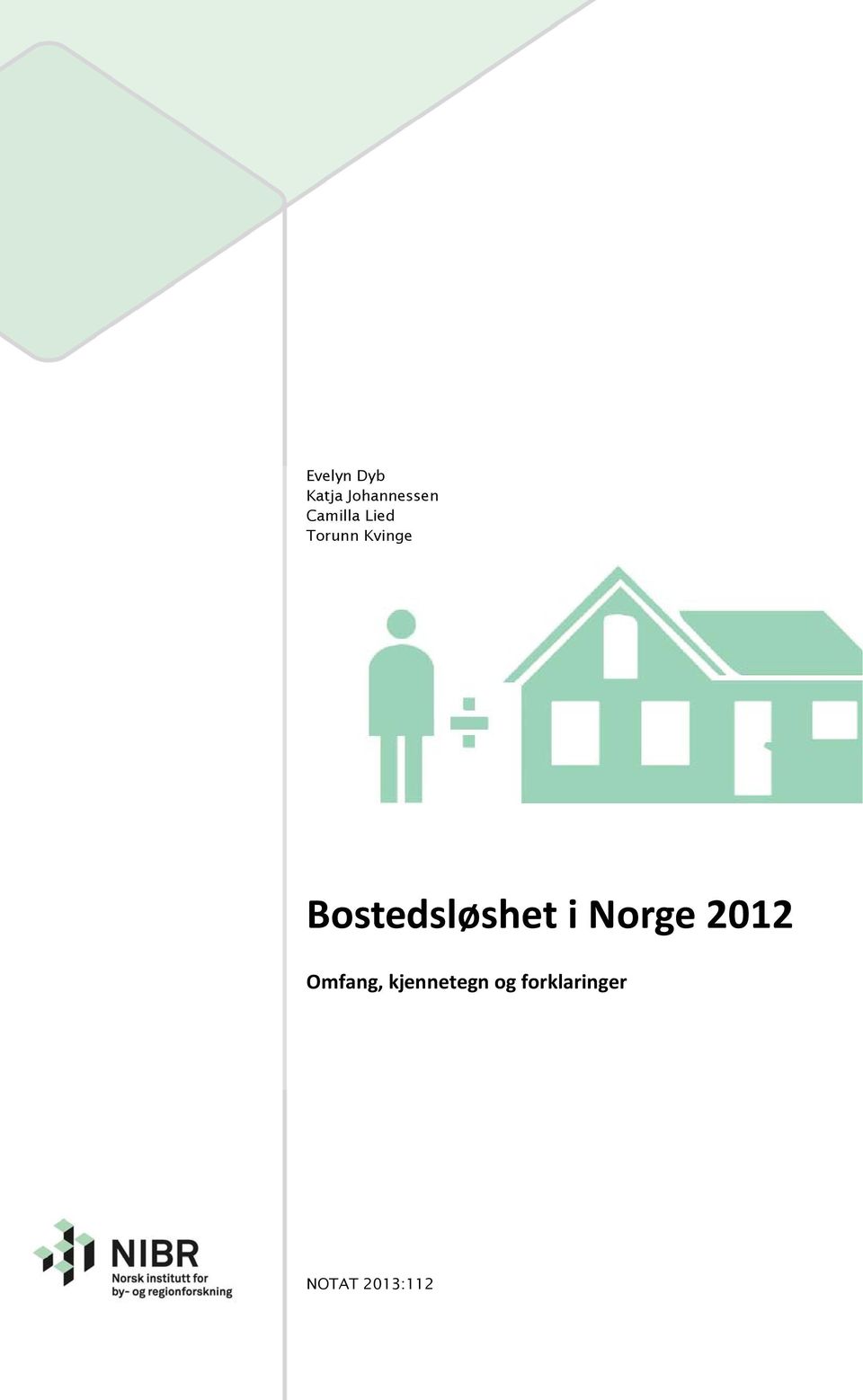 Bostedsløshet i Norge 2012