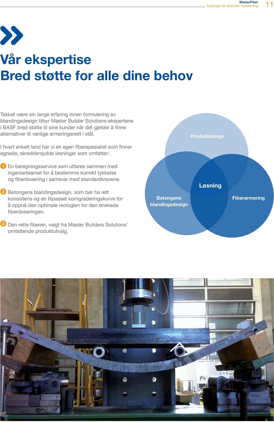 Produktdesign I hvert enkelt land har vi en egen fiberspesialist som finner egnede, skreddersydde løsninger som omfatter: 1 2 En beregningsservice som utføres sammen med ingeniørteamet for å bestemme