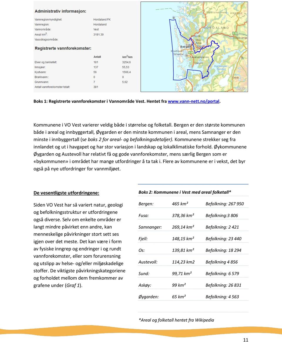 Kommunene strekker seg fra innlandet og ut i havgapet og har stor variasjon i landskap og lokalklimatiske forhold.