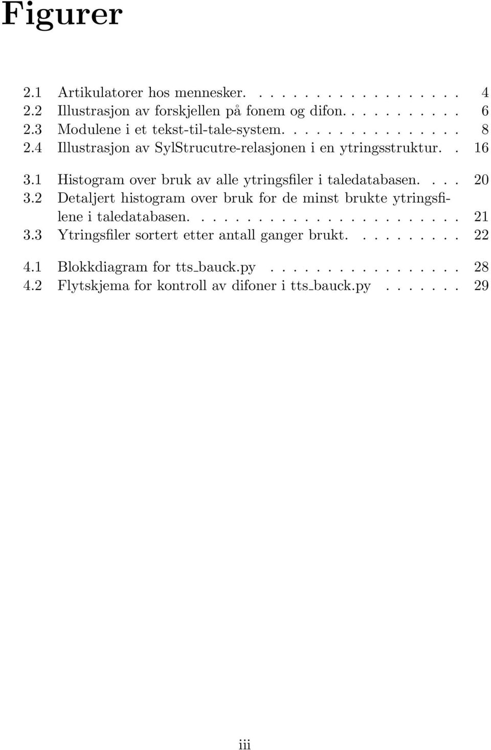 1 Histogram over bruk av alle ytringsfiler i taledatabasen.... 20 3.2 Detaljert histogram over bruk for de minst brukte ytringsfilene i taledatabasen.